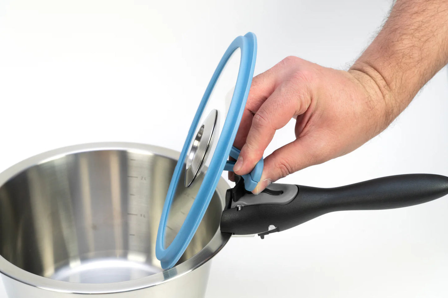 Casserole empilable cookvision 16 x 8,5 cm de 1,3 litres en Inox
