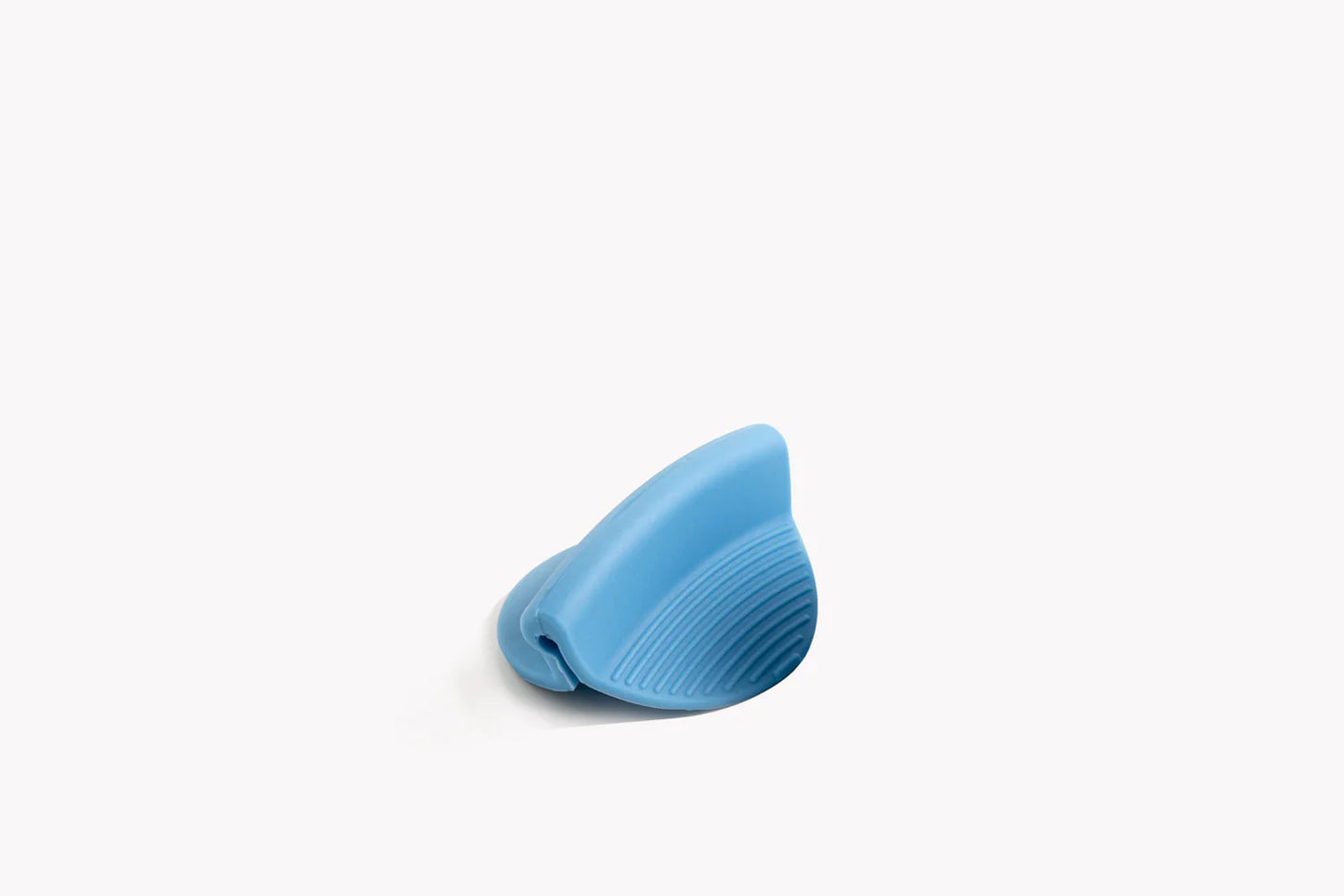 Poignée en silicone bleue
