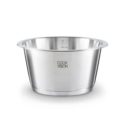 Casserole empilable cookvision 18 x 10 cm de 2 litres en Inox