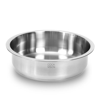 Sauteuse empilable cookvision 28 x 9 cm en acier inoxydable 18/10ème