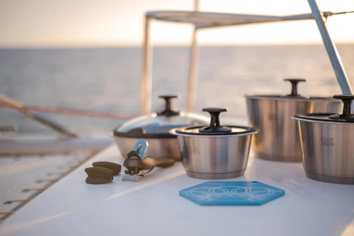 batterie de cuisine pour bateau