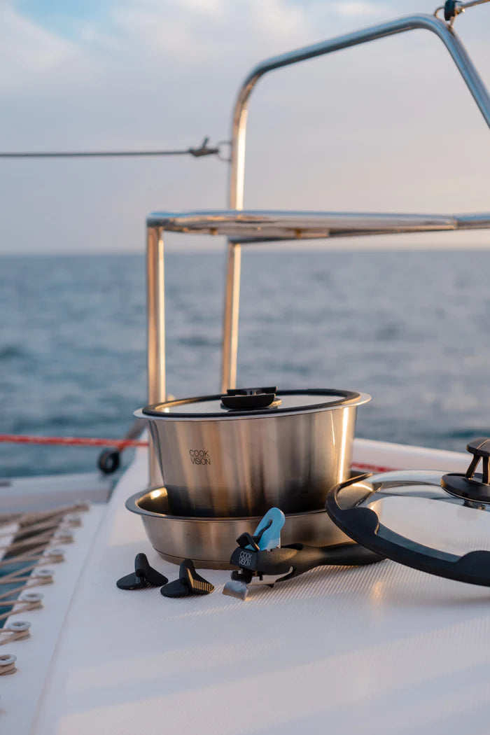 batterie de cuisine pour bateau